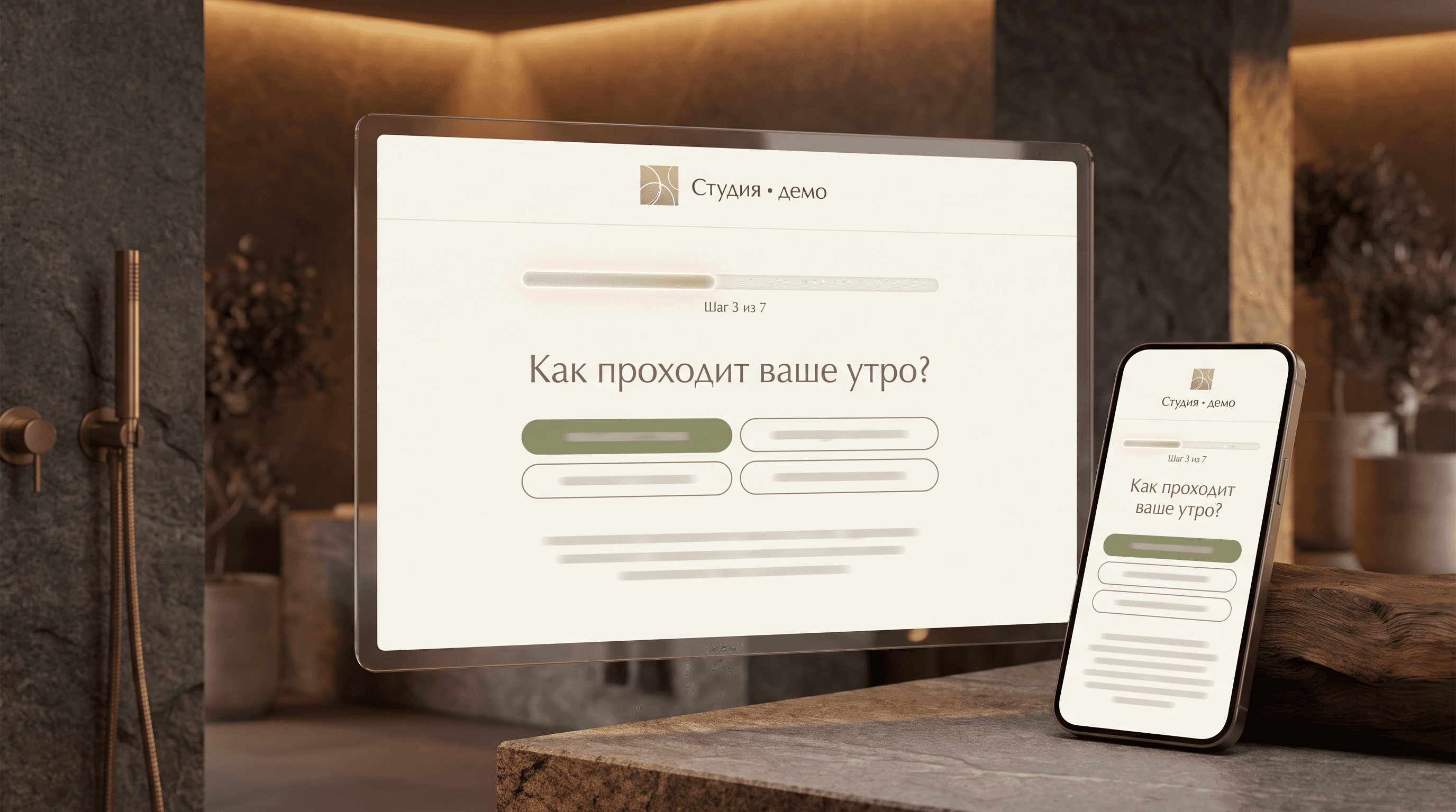 Клиентский бриф — демонстрационный интерфейс